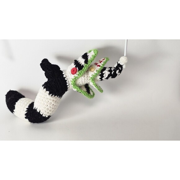 Handmade Crocheted Sandworm Inspired by Beetlejuice Sand Worm - Picture 4 of 5